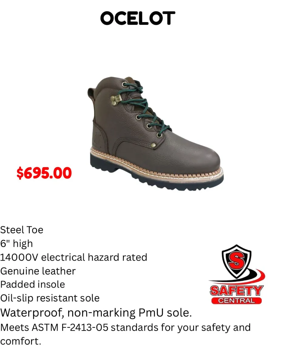 Ocelot Steel Toe Safety Boot